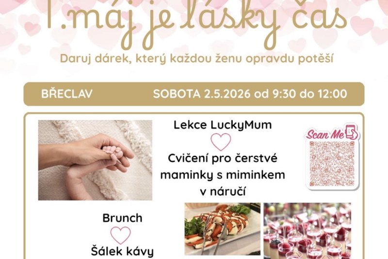 1.máj je lásky čas - LuckyMum s brunchem